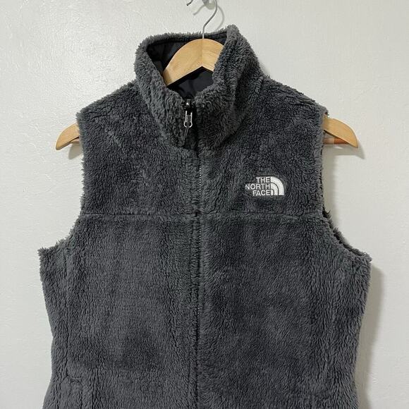 The North Face Womens Mossbud Reversible Sherpa Vest Size S Gray Outdoors - Picture 6 of 10